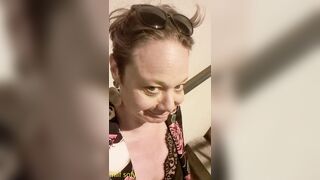 I come back from a party and come across a fan who likes milfs I suck him outside and this guy screws my butt and cums my face