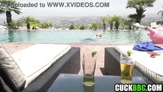 Cuckold Doesn't Mind Wife Bang His Ebony Ally