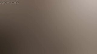 Boss visits his favourite secretary at home, as a award this guy's allowed into the darksome room