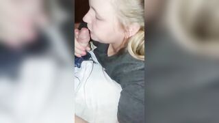 Getting bj from wife