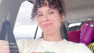 Stepmom's Backseat Butt Call Stepson Shifts Her Gears & Fogs Up the Family Whip