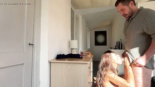 Sexy mother i'd like to fuck gets tricked by her handyman and ends up getting drilled hard
