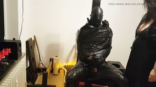 Foil Slavery Serf Part two - Cling Film Mummified and Edged to Madness