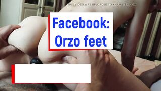 Orzo reverse rides wang with a butt plug