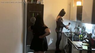 Kitchen Fetish Squirting Madness - Aged Strumpets Drenched Everywhere