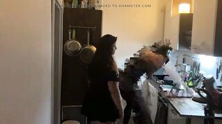 Kitchen Fisting Frenzy - Older Whores Stretched Wide Open
