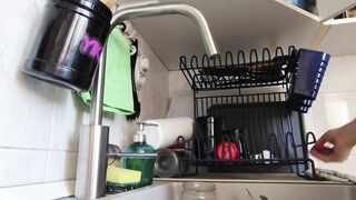 Putting 'em Clean Stuff Away - Where they indeed belong