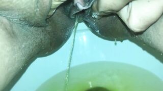 Playing with my Pee.