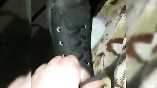 Removing shoes - Hot feet