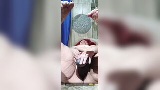 Redheaded Wench Twat Intend to Pour with the Chap Next Door