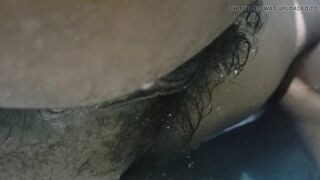 Hawt Wife Large Twat Standing Up On Water, Homemade Sex & Unshaved Vagina Close up Carrying