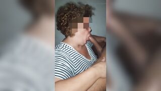 Married Woman Enjoying a Large Schlong Until That guy Can't Take It Anymore and Cums
