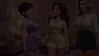 Stepmother's Secret Cravings Ignite Our Wild Ardent Lesbo Romance Forever (AI generated)