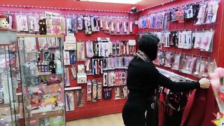 Mother I'd Like To Fuck Lilly bare,sex shop,puts ass plug in taut booty and tries on different pants