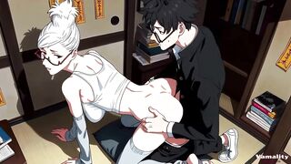 Okarun bangs Seiko Ayase in the booty - Manga Dandadan Uncensored