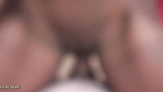Unequalled Sits Her Black Snatch Down On A Cracker Knob - Creampie