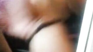 Latin chick banging her arsehole