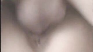 Sexy constricted golden-haired gives head, takes a hard knob and large jizz flow on the daybed