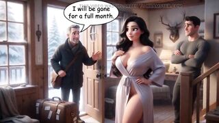 Kevin Finds Excitement with His Stepmother During a Lengthy Winter Absence (ai Generated)