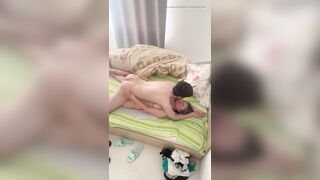 Anal Granny Face Spunk flow and Groaning
