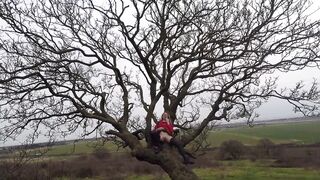 Flashing My Vagina Up In A Tree