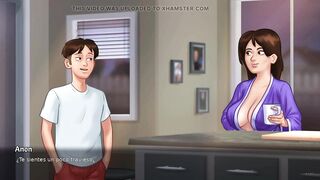 That babe actually fell in love with me who wanted us to make love each day - Summertime Saga