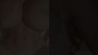 Charming golden-haired mother I'd like to fuck with biggest melons riding a large knob with her taut pussy (AI-generated movie)
