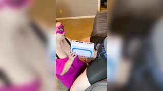 My step son takes forever to cum.