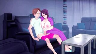SexNote #22: Sexy stepmom gives me a tugjob during episode night