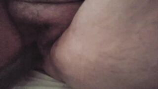 Lilly hilts her sextoy during the time that smutty talking