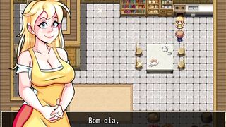 City Of Excitement #15: Hawt stepmom masturbates me with her titties during a washroom.