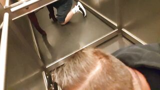 My fastest climax ever in a public elevator Dada Deville Real Amateur