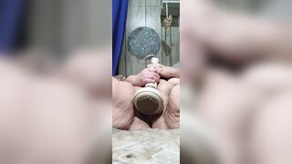 What a Blast Cum Trickling to Her Moist Butt