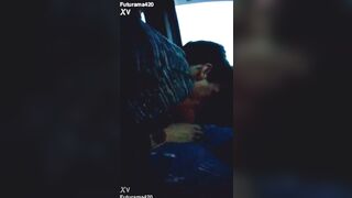 Wife sucks my knob whilst driving