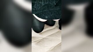 Stepmom in transparent leggings out of pants.