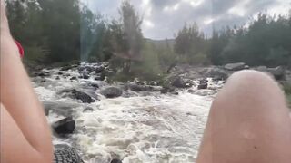 Pleasure Public Tugjob By River