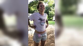 Hawt Fit Amateur mother I'd like to fuck Nip Slide, oops