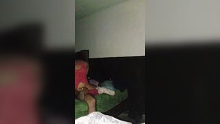 Mi suegra en lencería me entice y termino follandola