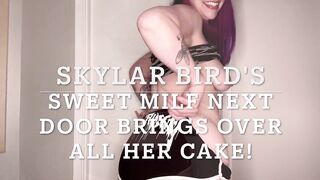 Giant Butt big beautiful woman Skylar Bird's mother I'd like to fuck Next Door Butt Cheek Screwing & oral job
