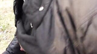 My grandma gives me a fellatio in a park!