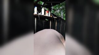 Hawt Tanya Washing in Outdoor