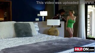 MILFON.com presents: Dee Williams & Axel Haze gets drilled in Cable Dude Plugs The mother I'd like to fuck