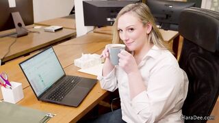 Pegging the Office Sissy - Clara Dee POV
