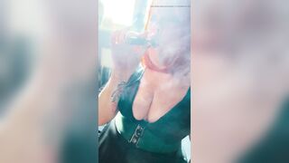 A Smoke Show From Tina Snua - Cigar Smokin' Smoker Smoke Drifting OME