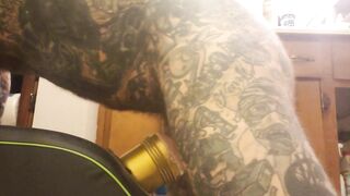 Home Washroom Floor Fleshlight Bang