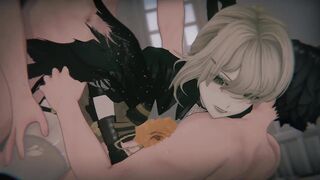 [Beauties' Frontline two: Exilium] - Sextans "CHECKMATE AND MIND ERASE" (Fastened T-Doll & Hardcore POV CG Comics) (4K/60FPS) - (記憶喪失の戦術人形わからせ)