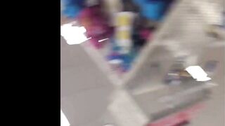 upskirt of aged granny in Target