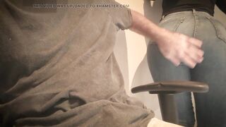 Married Coworker Sucked Me Off in the Office Whilst Her Spouse Was Coming