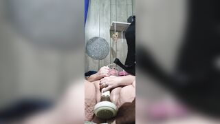 Vibrating Sex-toy Shes Such a Naughty Sloppy Trash Ho