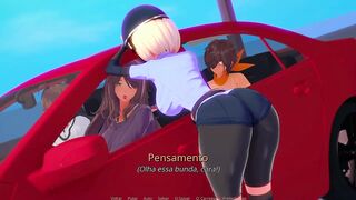 Twisted World #6: Giving a ride to the sexy policewoman - Reupload